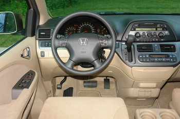 Внутренняя часть Honda Odyssey